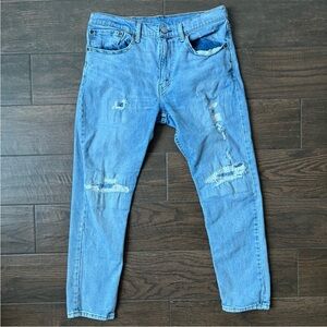 Levi’s distressed slim jeans